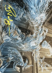 Splashy Spellcaster Art Card (09/81) (AWOE) - Gold-Stamped Signature
