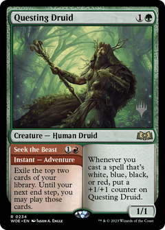 Questing Druid // Seek the Beast (0234) (Promo Pack)