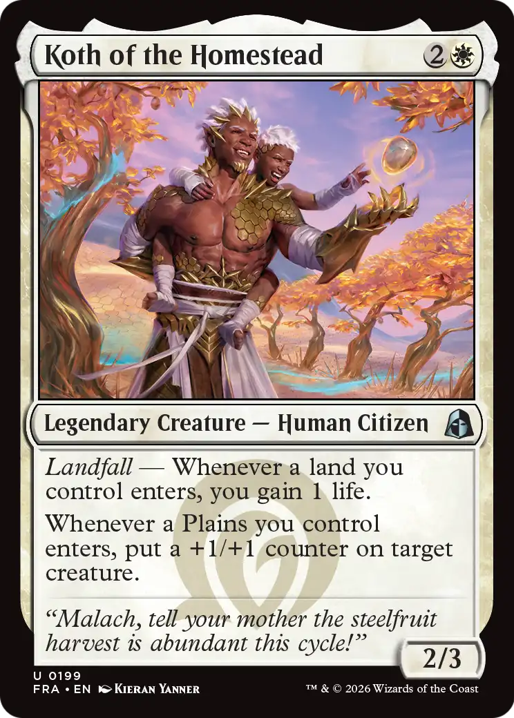 Koth of the Homestead (FRA) - Foil