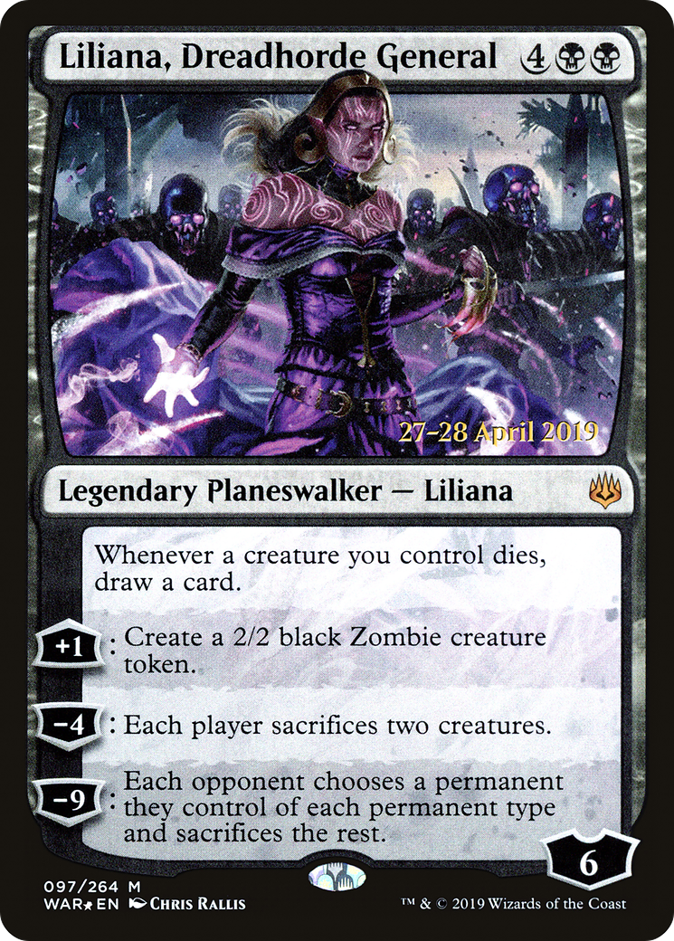 Liliana, Dreadhorde General (097) (Prerelease) - Foil