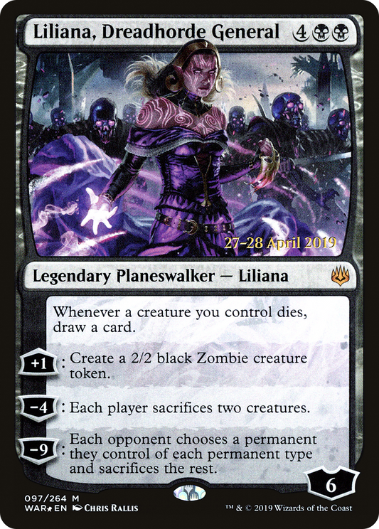 Liliana, Dreadhorde General (097) (Prerelease) - Foil