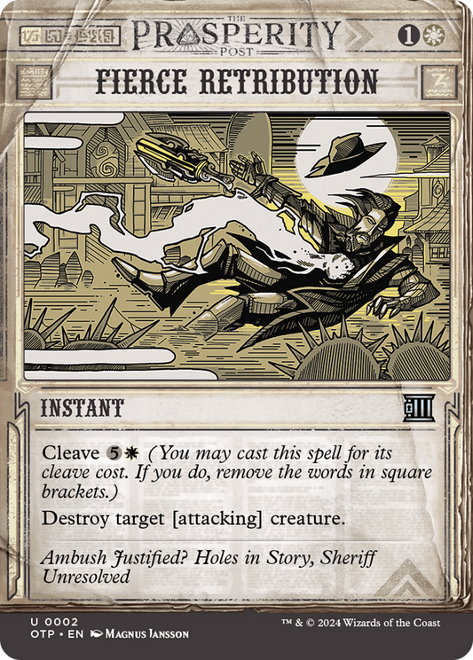 Fierce Retribution (0002) (Showcase) - Foil