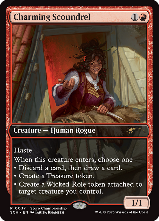 Charming Scoundrel (0037) (Store Championship) - Foil