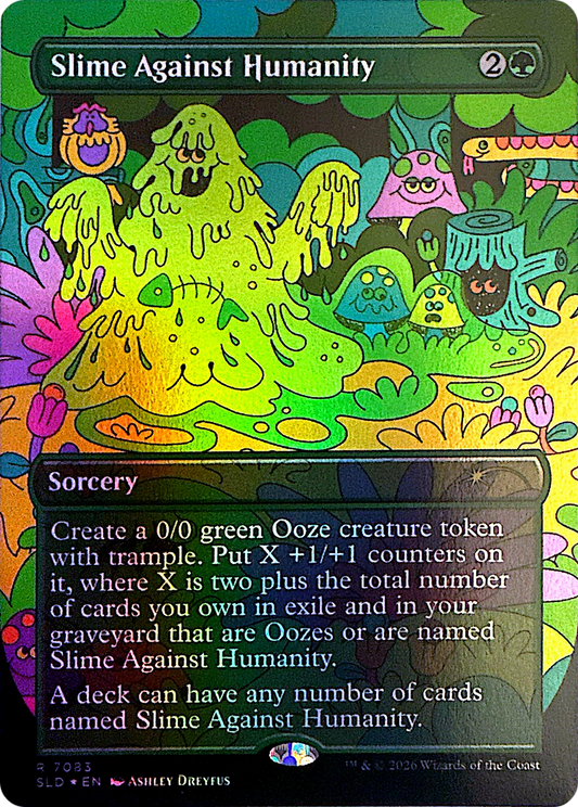 Slime Against Humanity (7083) (Borderless) (SLD) - Foil