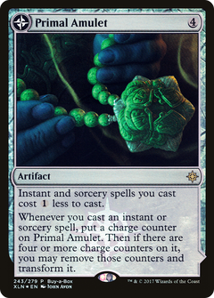 Primal Amulet // Primal Wellspring (243) (Buy-a-Box) (PXTC) - Foil