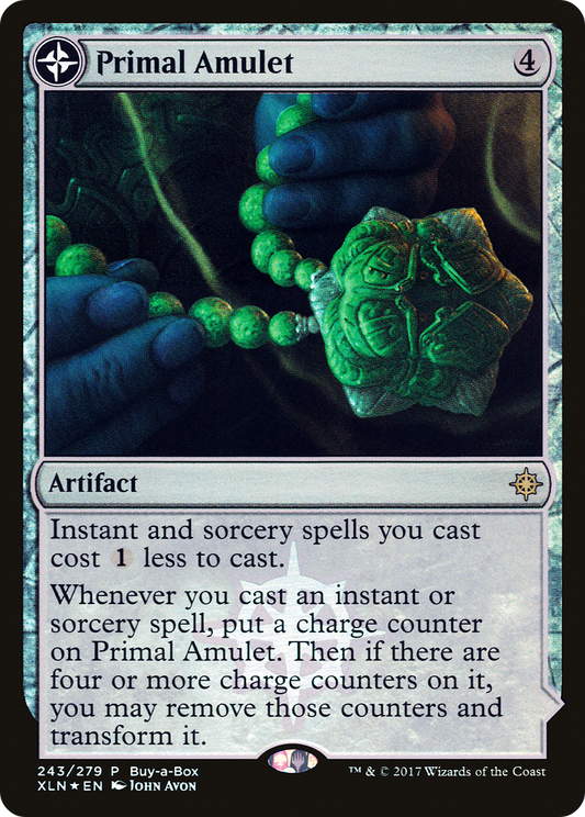 Primal Amulet // Primal Wellspring (243) (Buy-a-Box) (PXTC) - Foil
