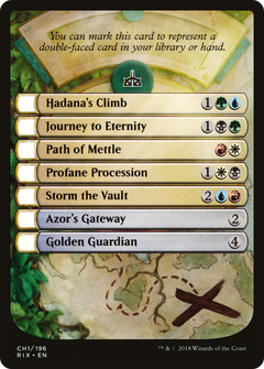 Rivals of Ixalan Checklist (CH1)