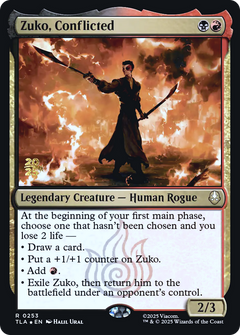 Zuko, Conflicted (0253) (Prerelease) (PTLA) - Foil