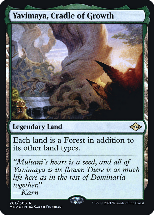 Yavimaya, Cradle of Growth (261) (Prerelease) - Foil
