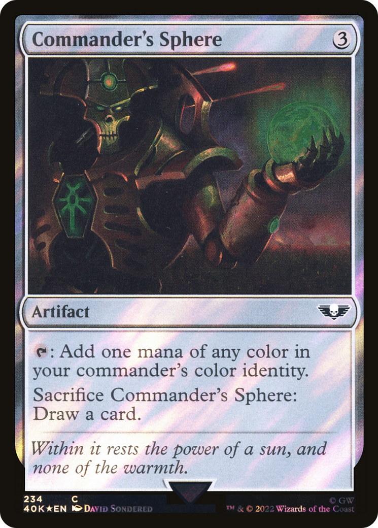 Commander's Sphere (234) - Surge Foil