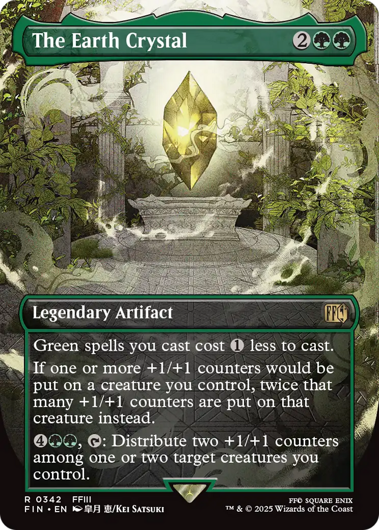 The Earth Crystal (0342) (Borderless) - Foil