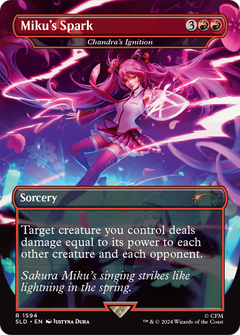 Miku's Spark [Chandra's Ignition] (1594) (Borderless)