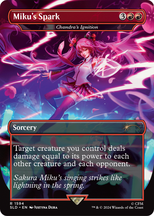 Miku's Spark [Chandra's Ignition] (1594) (Borderless)
