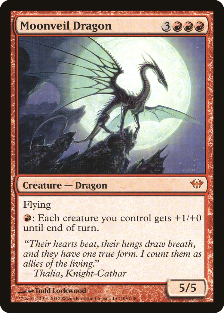 Moonveil Dragon - Foil