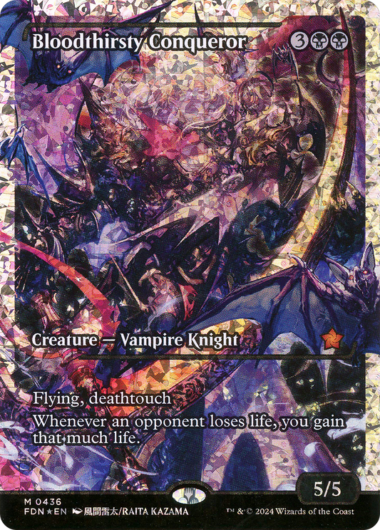 Bloodthirsty Conqueror (0436) (Showcase) - Fracture Foil