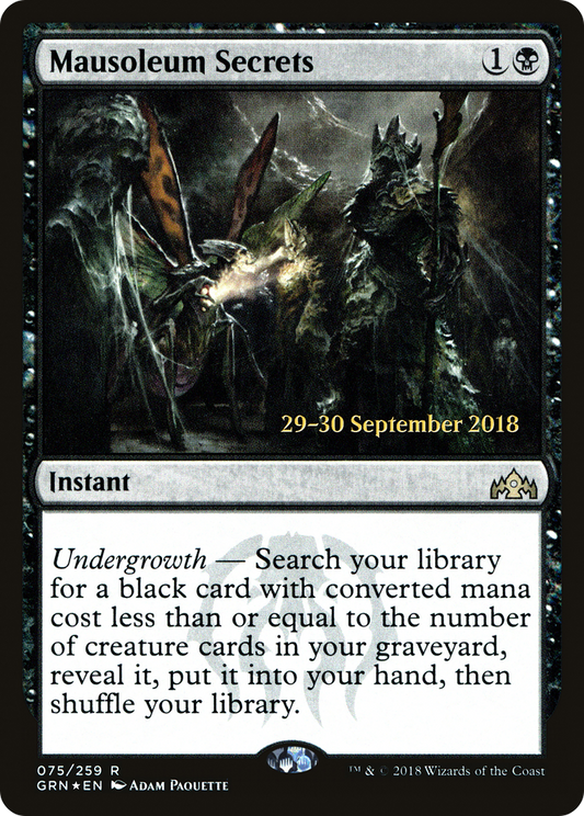 Mausoleum Secrets (075) (Prerelease) - Foil
