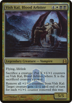 Vish Kal, Blood Arbiter (234) (Oversized) - Foil