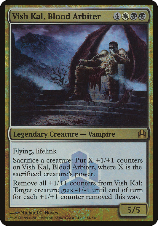 Vish Kal, Blood Arbiter (234) (Oversized) - Foil