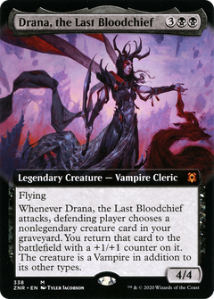 Drana, the Last Bloodchief (338) (Extended Art) - Foil