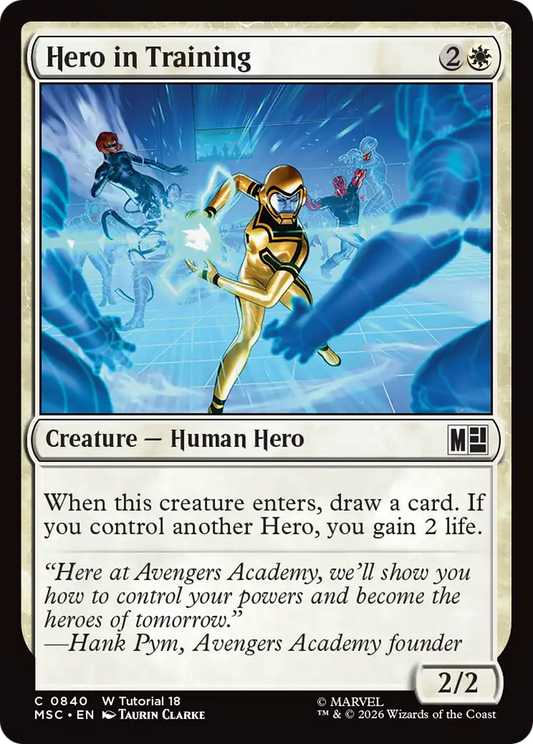Hero in Training (MSC)
