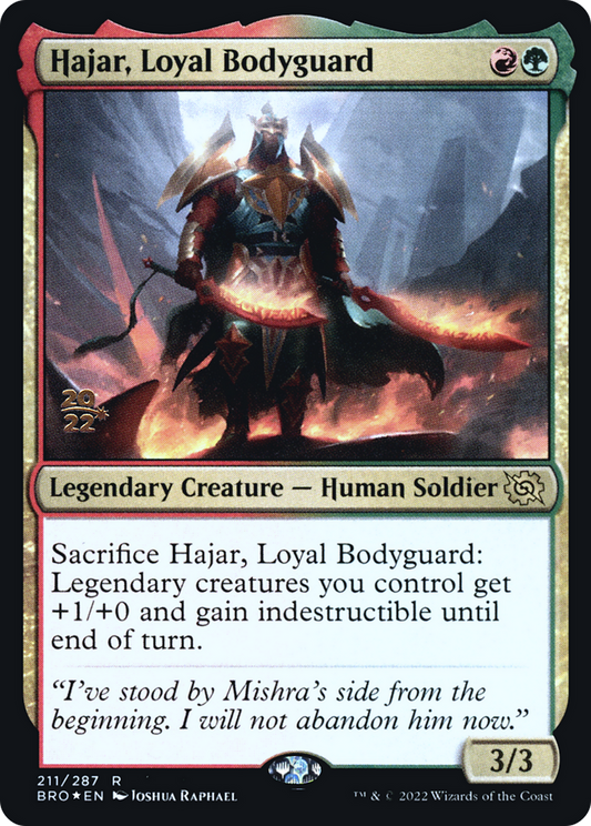 Hajar, Loyal Bodyguard (211) (Prerelease) - Foil