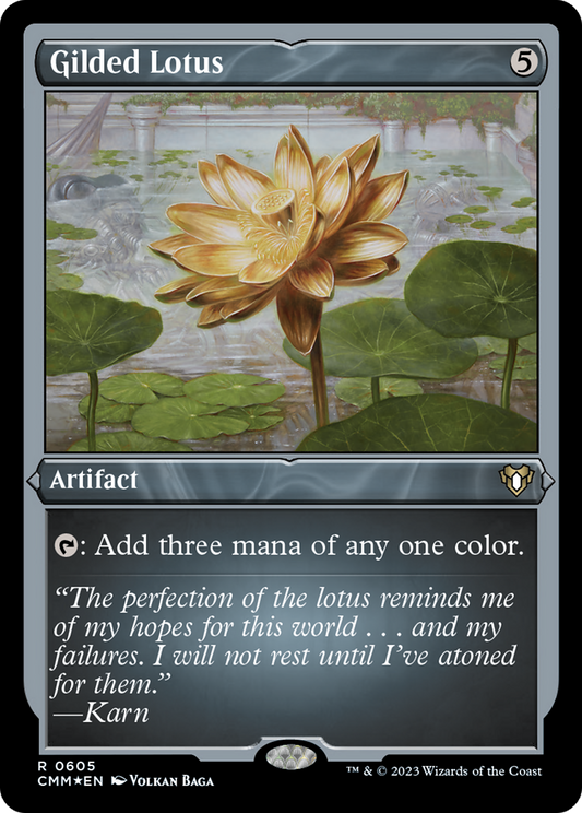 Gilded Lotus (0605) - Foil Etched