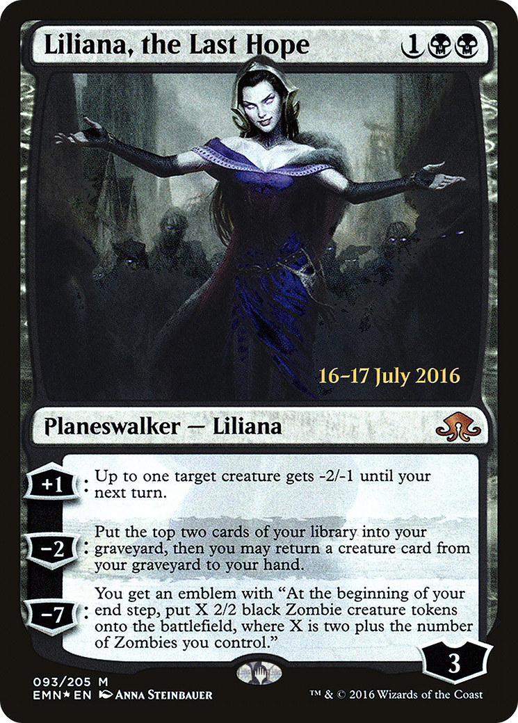 Liliana, the Last Hope (093) (Prerelease) - Foil