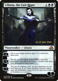 Liliana, the Last Hope (093) (Prerelease) - Foil