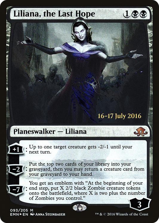 Liliana, the Last Hope (093) (Prerelease) - Foil