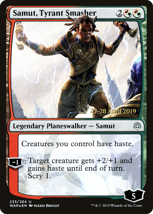 Samut, Tyrant Smasher (235) (Prerelease) - Foil
