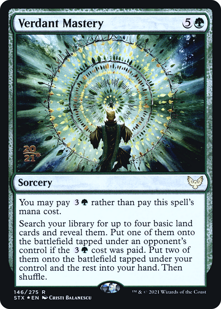 Verdant Mastery (146) (Prerelease) - Foil