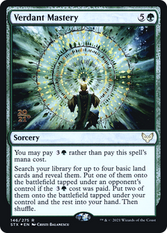 Verdant Mastery (146) (Prerelease) - Foil