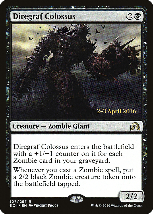 Diregraf Colossus (107) (Prerelease) - Foil