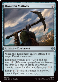 Dwarven Mattock (HOB)