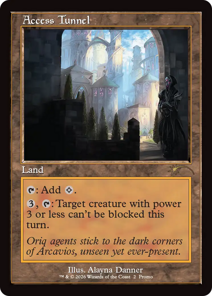 Access Tunnel (0002) (Promo) (Retro Frame) (PW26) - Foil