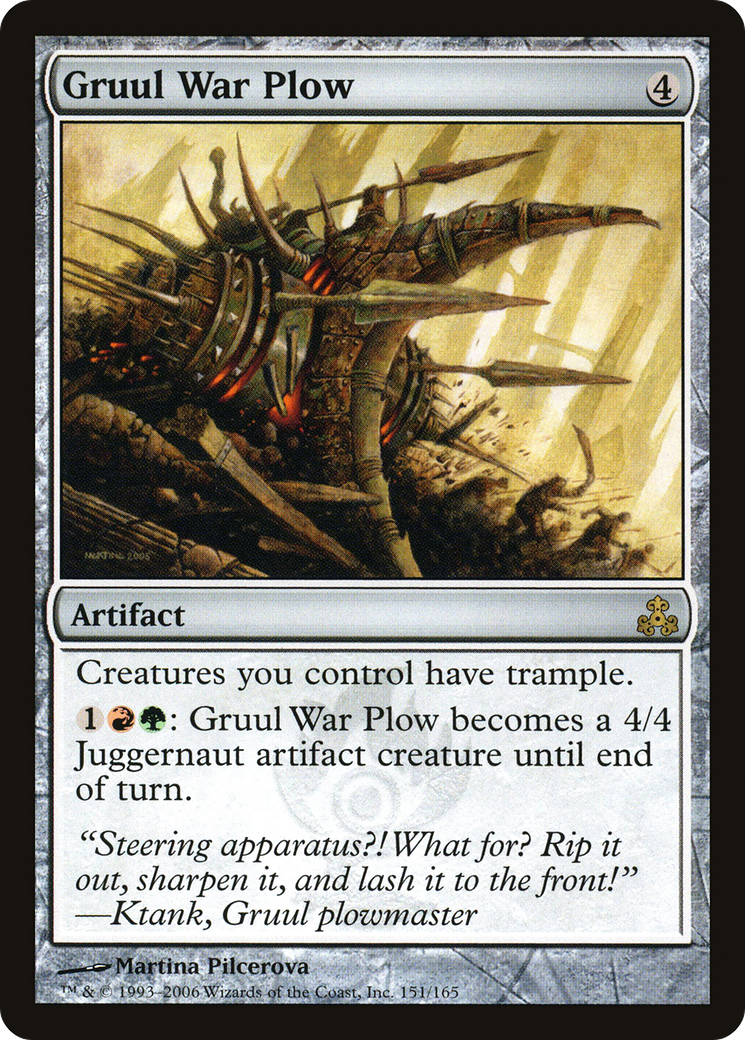 Gruul War Plow - Foil