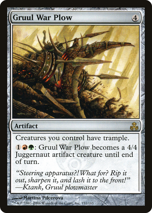 Gruul War Plow - Foil