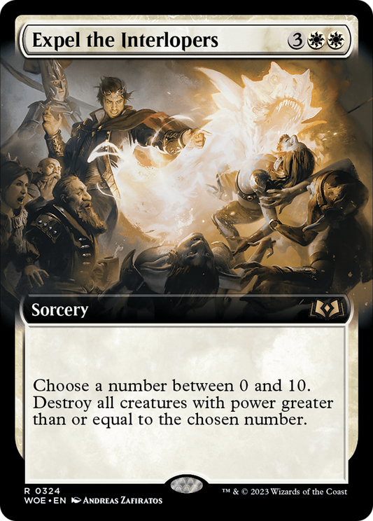 Expel the Interlopers (0324) (Extended Art) - Foil