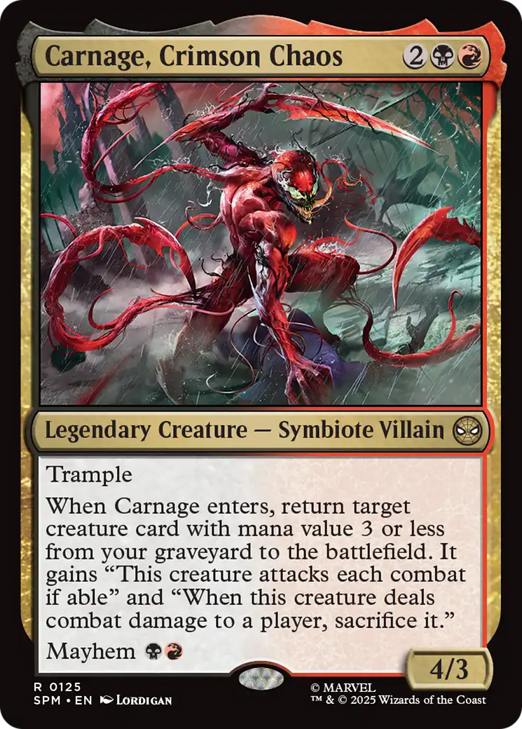 Carnage, Crimson Chaos - Foil