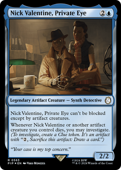 Nick Valentine, Private Eye (0563) - Surge Foil