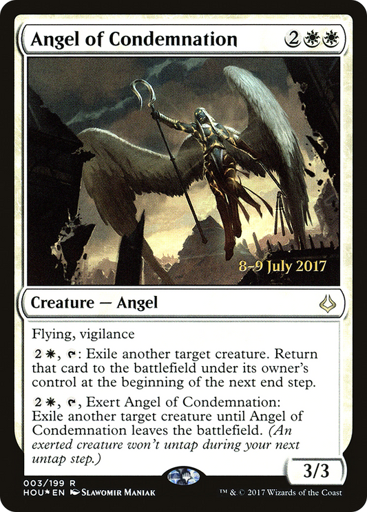Angel of Condemnation (003) (Prerelease) - Foil
