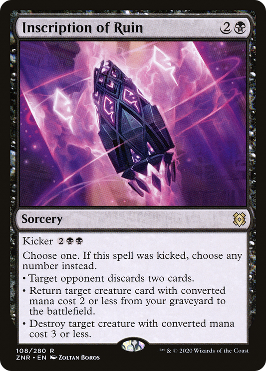 Inscription of Ruin - Foil