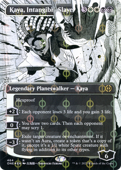 Kaya, Intangible Slayer (464) (Borderless) - Compleat Foil