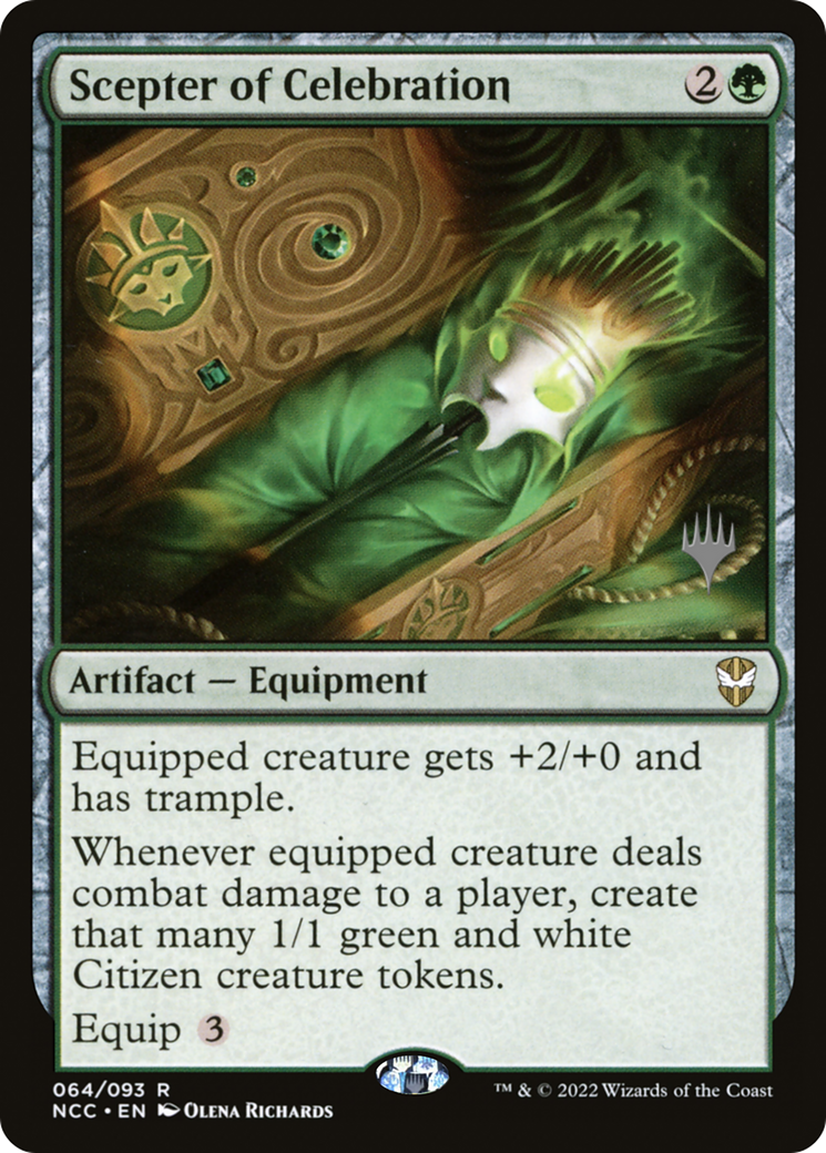 Scepter of Celebration (064) (Promo Pack) - Foil