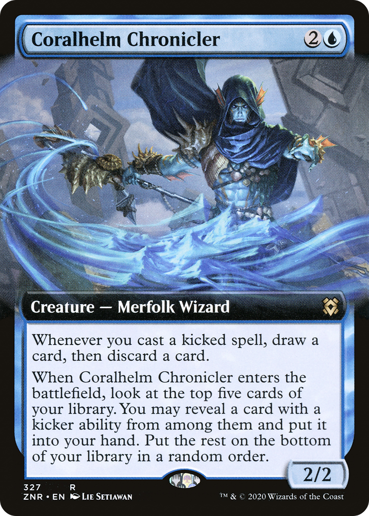 Coralhelm Chronicler (327) (Extended Art) - Foil