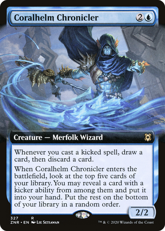 Coralhelm Chronicler (327) (Extended Art) - Foil
