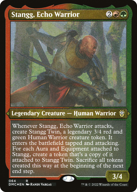 Stangg, Echo Warrior (064) - Foil Etched