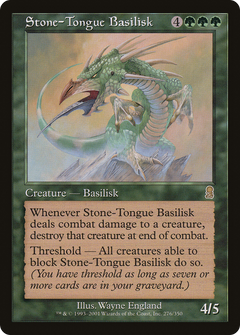 Stone-Tongue Basilisk - Foil