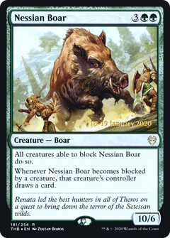 Nessian Boar (181) (Prerelease) - Foil