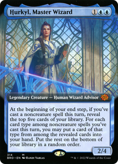 Hurkyl, Master Wizard (314) (Extended Art) - Foil